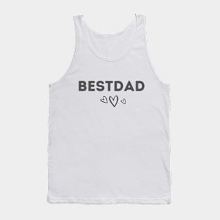 BEST DAD GIFT FOR FATHER'S DAY GIFT DAD LOVE HEART Tank Top